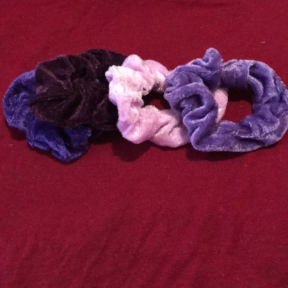 Purple Rain scrunchies
